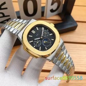 Orologi di lusso da uomo di design in oro da 40 mm Cinturino in acciaio 316L Orologio meccanico a carica automatica con datario Movimento CH28520C orologio da polso impermeabile all'ingrosso