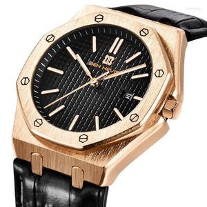 Relógios de pulso 2023 Men top Men Fashion Watch Quartz Watches Sports Sports Relogio Masculino Calendário Moun22