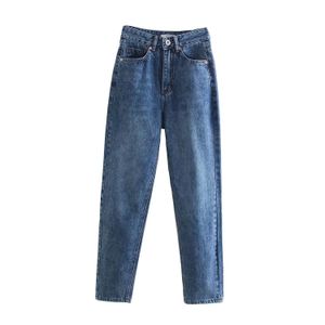 Jeans Dave Di Jeans Woman High Street Vintage Mom England Style Fashion High Waist Jeans Loose Boyfriend Jeans For Women