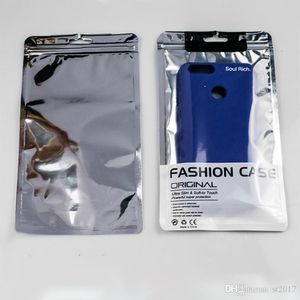 2020 Universal Zip Lock Mobile Mobiltelefon Tillbehör Fall Earphone Retail Packing Bag Pouch Packaging Väska för iPhone 11 Pro Max X XS XR