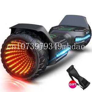 Diğer Spor Ürünleri Serin Aydınlatma Tüneli Motor Hoverboard 65inch Denge Scooter Off Yol Stili U L 231124