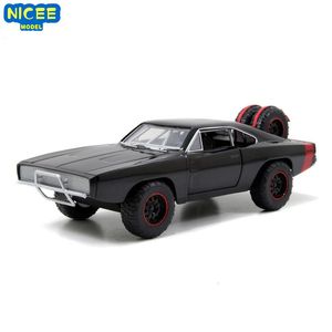 Modelo fundido Jada 1 24 Doms 1970 Dodge Charger R T Carro de alta simulação Brinquedos de liga de metal para crianças Coleção de presentes J16 231124