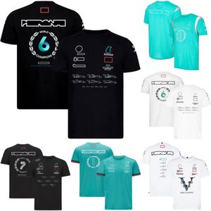 F1 Drivers CHAMPION WORLD T-shirt Formula 1 Team Racing T-shirts Summer Breathable Car Fan T-Shirt Mens Jersey Plus Size Custom