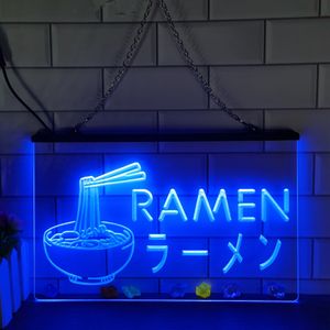 ラーメンの日本の麺店ディスプレイネオンサインLEDウォールライトウォールデコアライトアップネオンサインベッドルームバーパーティークリスマスウェディング