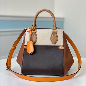 Luxury Tote Bag designer crossbody väska handväskor äkta läder axelväska 22 cm toppnivå replikation kväll väska med box wl103