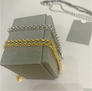Pendant Necklaces West Vivian Westwood Pearl Necklace Fl Of Diamond Earth Planet Jewelry Drop Delivery with box 52ess