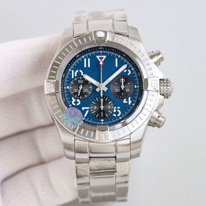 Movement Mechanical Mens Watches Watch 45mm Stainless Steel Strap Wristwatch Sier Wristwatches Waterproof Design Montre De Luxe es