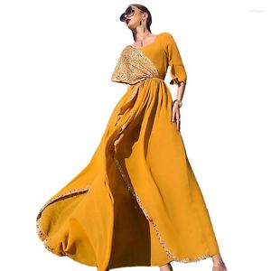 Abbigliamento etnico Ramadan Kaftan Dubai Abaya Turchia Islam Musulmano Arabo Abito lungo Abaya per le donne Robe Musulmane Femme Caftan Marocain De