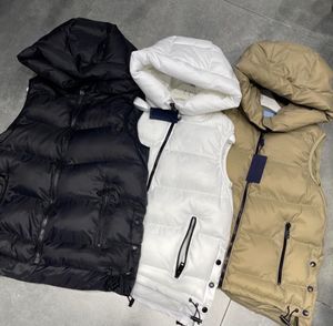 gilet firmato gilet firmato gilet da donna gilet imbottito gilet da uomo gilet da uomo gilet leggero di lusso di fascia alta versatile ispessito caldo caldo piumino corto con cappuccio per abbigliamento esterno