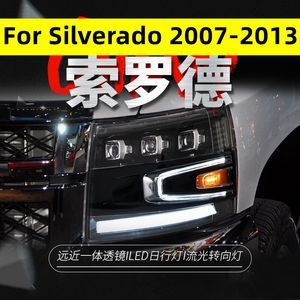 Reflektor przedniej lampy samochodowej dla Silverado 2007-2013 LED Dual Beam Lens LESPLES