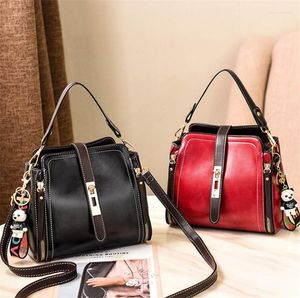 Evening Bags Small Bag Female Wave Fashion Simple Korean Version Of The Single Shoulders Matches Everything Oblique Span Bucket Handbag