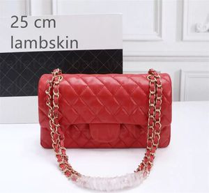 Designer Luxury Handbag Chain Shoulder Bag Brand Tote Woman Flap Classic Handbag Lady High Quality Crossbody Bag med kedjor Diamond Lattice äkta läder