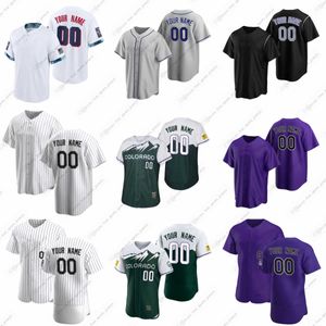 2023 Custom Rockies Baseball Jerseys Blackmon Bryant Urena Diaz Bard Bird Blach Davis Feldner Freeland Gomber Hand Johnson Lamet Lawrence Suter