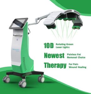 Green Red Light 10D Laser Slimming Machine 532nm Laser Fat Borttagning Body Sculpting Lipo Cavitation Weight Loss Machine