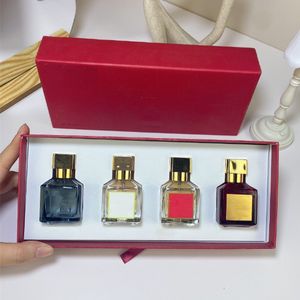 best selling Baccarat Perfume Set 30ml 4pcs 70ml Maison Bacarat Rouge 540 Extrait Eau De Parfum Paris Fragrance Man Woman Cologne Spray 2.4fl.oz Long Lasting Smell