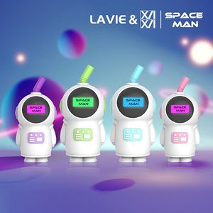 Nowy przyjazd TasteFog Lavie Spaceman 7000 Puffs Puffs Producent Manufacture Djechy Wape Regulowany przepływ powietrza Randm Tornado Vape z latarką LED z latarką LED