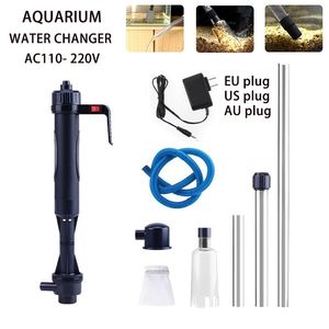 Werkzeuge Aquarium Wasserwechselpumpe Reinigungswerkzeug Wasserwechsler Kiesreiniger Siphon Wasserfilterpumpe Aquarium Wasserwechsler 110220V