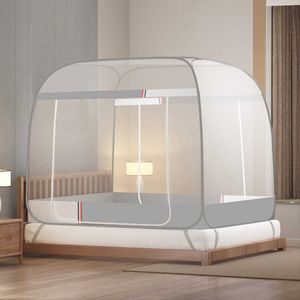 Crib Netting Yurt Mosquito Net Installation-free Dormitory 1.5m Foldable Double Home 1.8m Bed Is Suitable for Full Bottom Anti-fall W0425