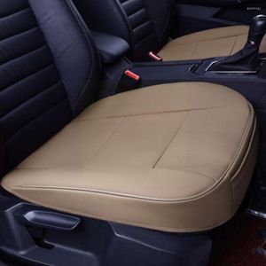 Car Seat Covers PU Leather Front Cover Breathable Pad Mat Cushion Full Chair Auto Four Surround Anti Seasons Universal Slip Z3I8