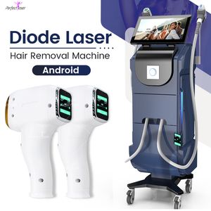 Laserdiode Permanent Haarentfernungsmaschine Diode 808 Laser Beauty Machine Hair Reduktion Schönheit Ausrüstung 2 Jahre Garantiefreie Schiff