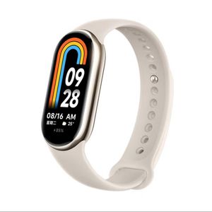 Mi Band8 Blood Oxygen Heart Rate Sleep Monitoring Waterproof Smart Watch 60HZ Sports Bracelet 1pcs Standard NFC Black