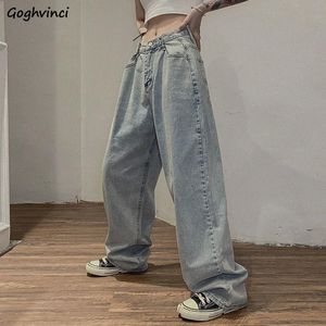 Jeans Jeans für Frauen Sommer Leichte Büro Dame Mode Streetwear Süße Wischen Koreanischen Stil Ins Allmatch Hohe Taille Lose