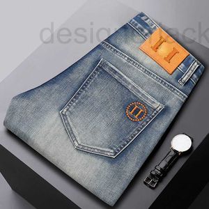 Jeans da uomo Designer Pantaloni a gamba dritta Ricamo Pantaloni casual Lavato Fashion Zipper Acss Control Denim Pantaloni sportivi taglie forti 28-38 TCS6