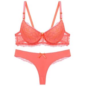 Os sutiãs conjuntos de lingerie de duas peças sexy conjuntos de lingerie reúnem roupas íntimas ajustáveis ​​de calcinha de sutiãs de sutiãs respiráveis ​​para mulheres 230427