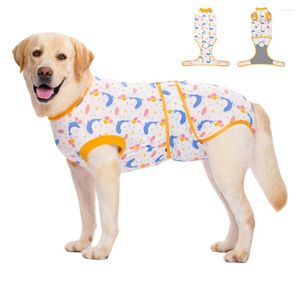 Dog Apparel Recovery Suit For Dogs After Prevent Licking Pet Shirt Large Abdominal Wounds Bandages Clothes