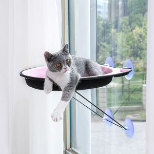 Scratchers Cat Bed Sug Cup hängande kull för katter Fyra säsonger Universal Hanging Window Sill Pet Supplies Window Lounger Dropshipping