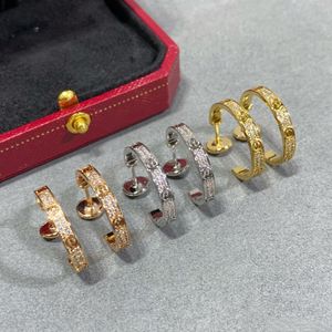 earring charms for woman stud designer diamond Gold plated 18K T0P quality highest counter quality official reproductions crystal fashion premium gifts 008