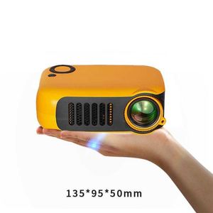 A2000 Mini Taşınabilir LED Outdoor Compact HD 1080p Cep Telefonu Projektör Öğretim Ofisi Sınıfta Kullanılabilir Çocuklar Eğitim Projektörler L231127'yi kullanabilir