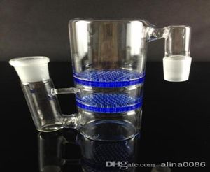 Hookahs Ash Catcher para Bongos de Vidro 1 Honeycomb Ashcatcher 14mm 18mm Joint Acessórios para Fumar Água Shisha3458159