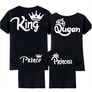 Abiti coordinati per la famiglia Maglietta per la famiglia Mamma, papà e me Abbinamento per bambini KING QUEEN Abiti da principessa Abiti coordinati per la famiglia Guarda Abbigliamento per bambina e ragazzo 230427