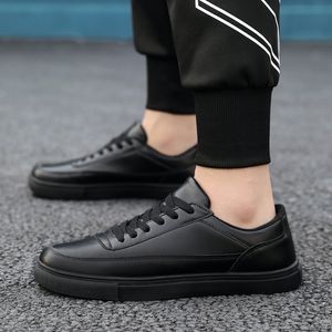 2023 Moda Clássica Confortável Sapatos Casuais para Homens Respirável Preto Branco Vermelho Azul Escuro Verde Cáqui Cinza Marrom Café Pêssego Sapatos Atléticos Jogging Shoe TAMANHO 4H22