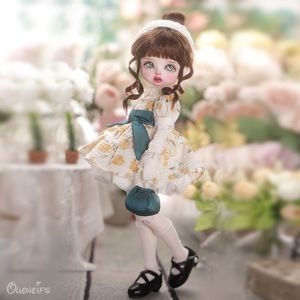 Куклы Lilliella Doll Bjd 16 Фуллета милая пухлая юбка красная пояс зеленый украшенные украшения смолы подарок 230427