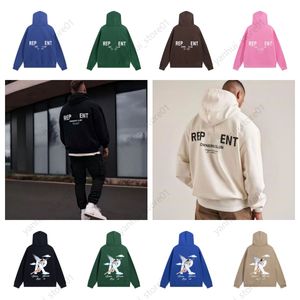 Representerade hoodie tröjor RepreeSent Letter Men's Tide Brand Wild High Street Casual American Loose Couple Represent Hoodies Sweater Z19