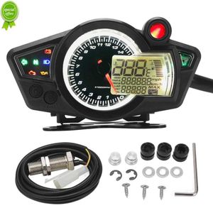 2022 neueste Motorrad Scooter Tachometer Tachometer ATV 15000 RPM LCD Kilometerzähler Tachometer RPM km/h DC12V