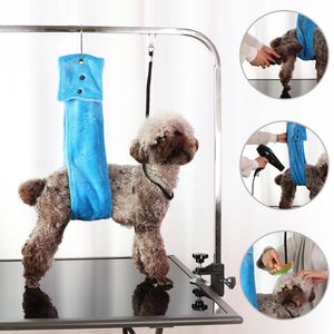 Grooming No Sit Pet Haunch Holder Dog Grooming Arm Restraint Dog Cat Grooming Hammocls Restraint Harness Dog Cat Nail Clip Trimming Tool