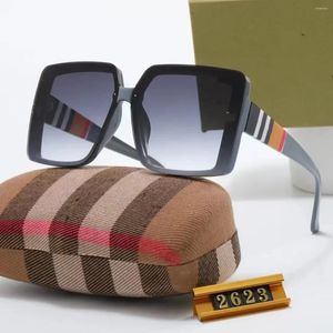 Sunglasses 2023 Square Frame Women Men Light Designer Anti-Ultraviolet Rays Gradient Oversized Sun Glasses