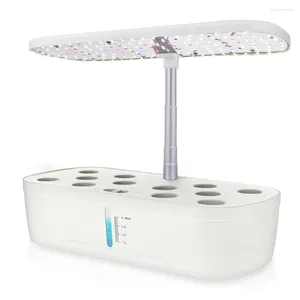 Grow Lights Indoor Garden Hydroponics Growing System 12 Pods Plant Germination Kit With LED Light Height Adjustable