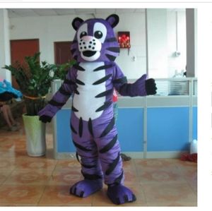 Bästa försäljning söt härlig Tiger Animal Cartoon Mascot Costume Christmas Fancy Dress Halloween Mascot