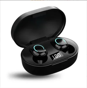 X12 TWS Bluetooth 5.2 Earphone Wireless Headphone Stereo Headset trådlöst hörlur Bärbar laddningslåda mini öronsnäckor med HD -mikrofon för iPhone