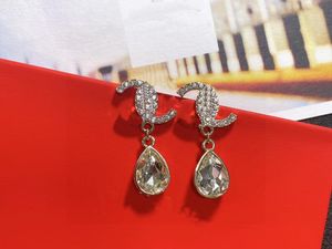 Letter CCity Designer C Earring Luxury Stud Earing Fashion Brand Women Jewelry Metal Crystal Pearl Gold Earrings cjeweler Classic Woman Gift orecchini gh23