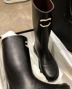 Neue modische schwarze Lederstiefel, Regen-Druck-Außensohle, Designer-Schuhe, hochwertige Schuhe, UGGsity, trendige Schuhe, BHYTG