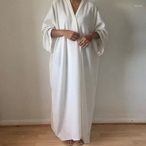 Ethnische Kleidung Dubai Kaftan Abayas für Frauen Kimono Musulmane Strickjacke Abaya Türkei Islam Arabisch Muslim Langes bescheidenes Kleid Longue Femme