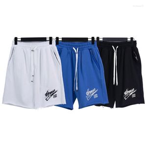 Mäns shorts 2023 Toppkvalitet Män Sweatpants Bone Embrowidery Letter Outfits Pant Hip Hop Streetwear