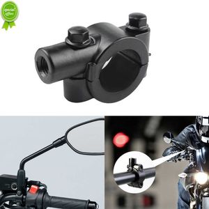 New New 1pcs 22mm M10 M8 Motorcycle Mirror Mount Holders Bracket Clamp For Motorbike Handlebar Moped Dirt Pit Bike ATV Quad 4 Wheeler