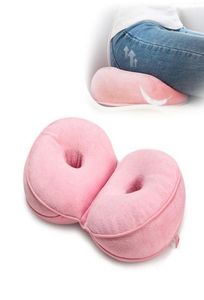 Cushiondecoratif Yastık Lateks Parçacıklar Konforlu Bel Yastıkları Çok Fonksiyonlu Pembe Yastık Öğrenci Ofis Sandalyesi Peluş 2071322