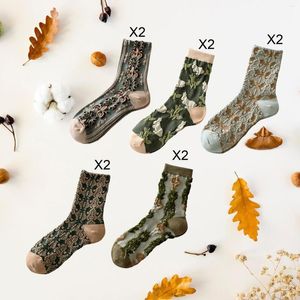 Sports Socks 10Pair Jacquard Crew Breathable Winter Warm Thick Soft Casual Women For Year Football Home Basketball Girl